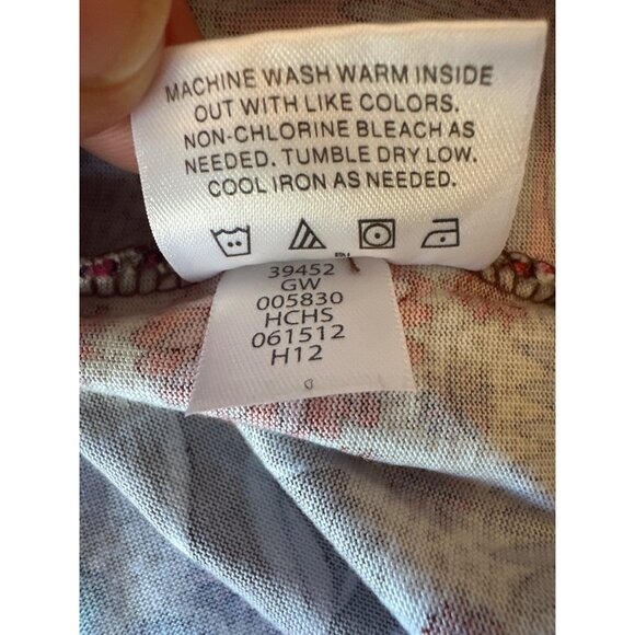 Hanna Andersson Floral Long Sleeve Dress Size 140 US 10 - Picture 4 of 5